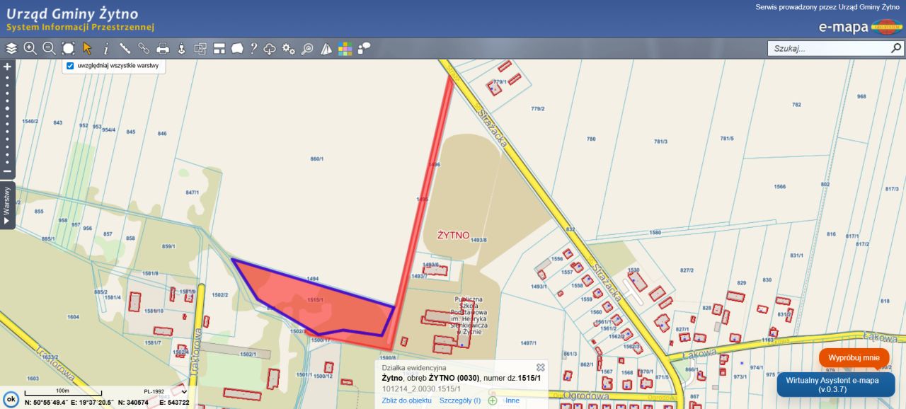 Działka rolno-budowlana Żytno, ul. Strażacka. Zdjęcie 2