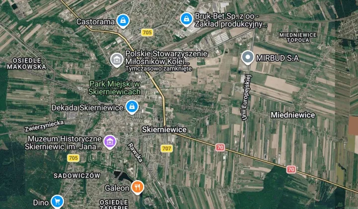 Działka rod Skierniewice, ul. Mazowiecka