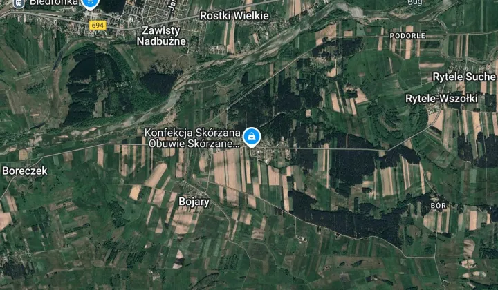 Działka leśna Rytele Święckie