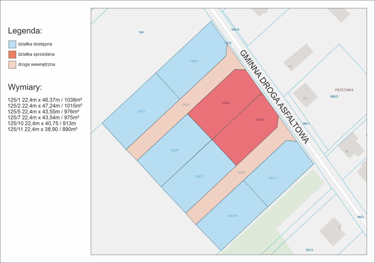 Działka budowlana Sierakowice Lewe. Zdjęcie 5