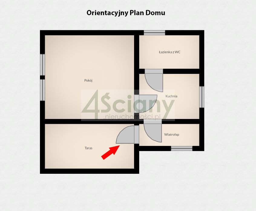 dom wolnostojący, 1 pokój Kotorydz. Zdjęcie 15