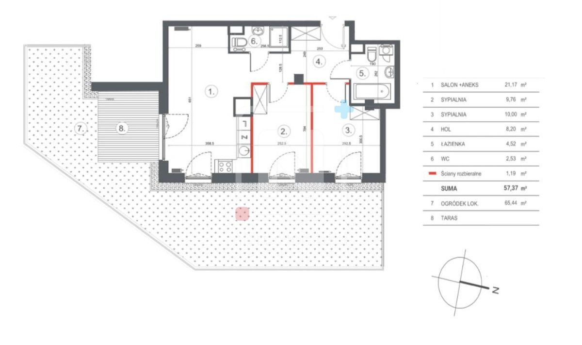 Mieszkanie 3-pokojowe Warszawa Włochy, ul. Wschodu Słońca. Zdjęcie 7