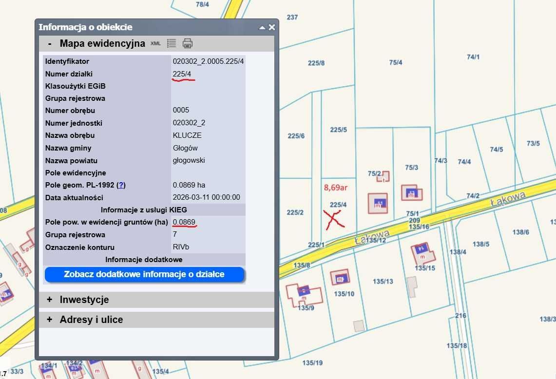 Działka budowlana Klucze. Zdjęcie 4