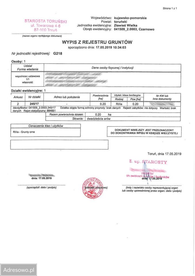 Działka budowlana Czarnowo, ul. Orzechowa. Zdjęcie 3