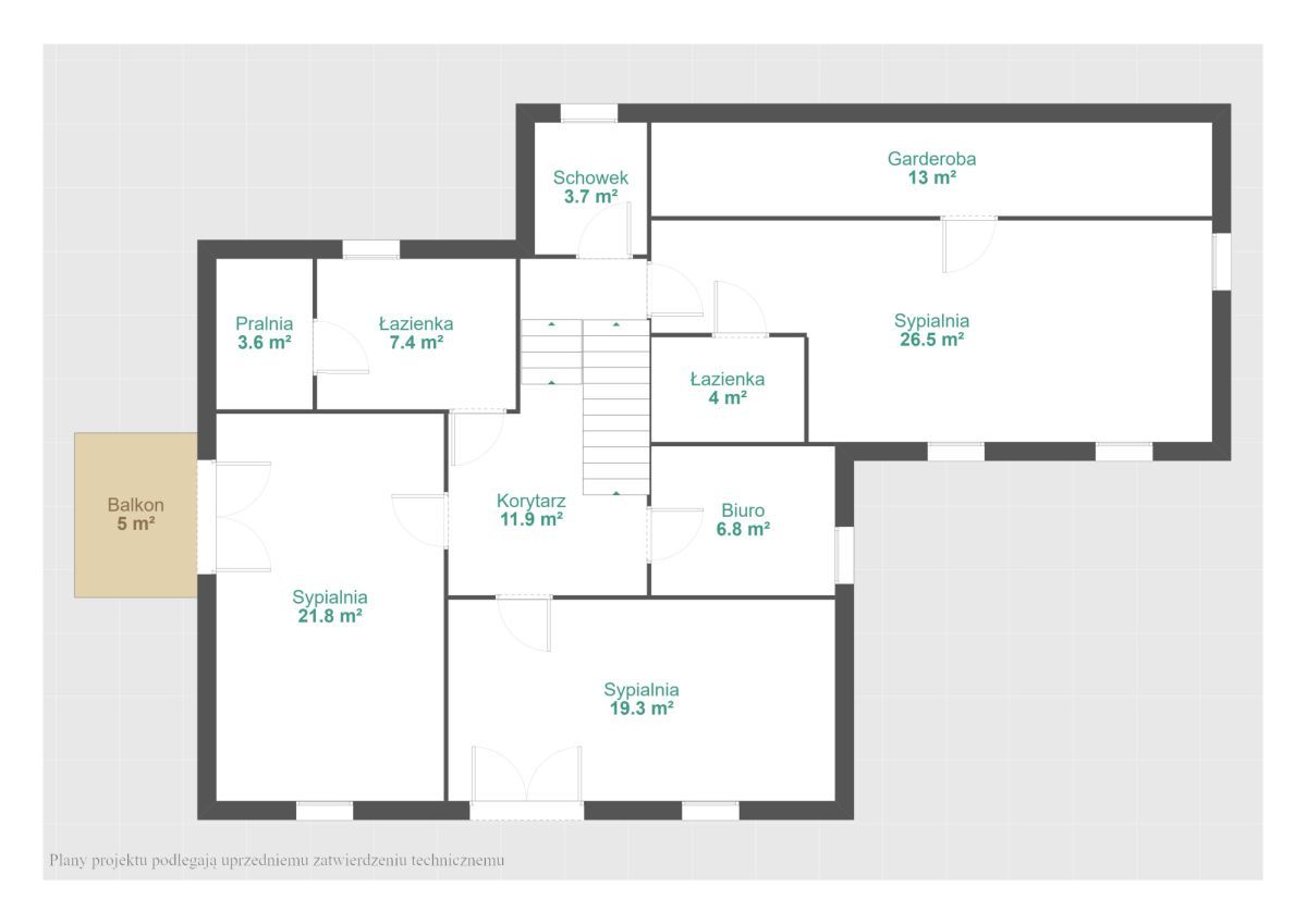 dom wolnostojący, 5 pokoi Robakowo, ul. Szeroka. Zdjęcie 28