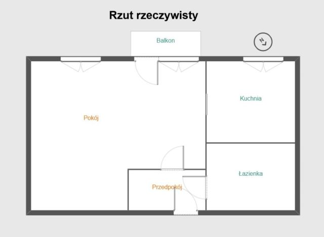 Mieszkanie 1-pokojowe Rzeszów, ul. Witkacego. Zdjęcie 7