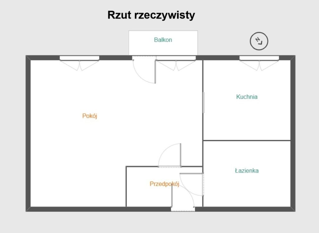 Mieszkanie 1-pokojowe Rzeszów, ul. Witkacego. Zdjęcie 7