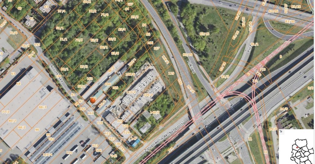 Działka budowlana Warszawa Młociny, ul. Kolumbijska. Zdjęcie 2