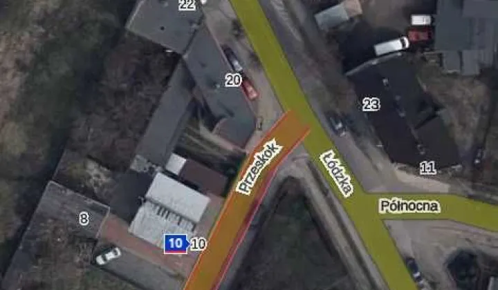 Działka budowlana Piotrków Trybunalski, ul. Przeskok