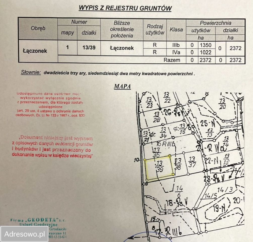 Działka Łączonek. Zdjęcie 4