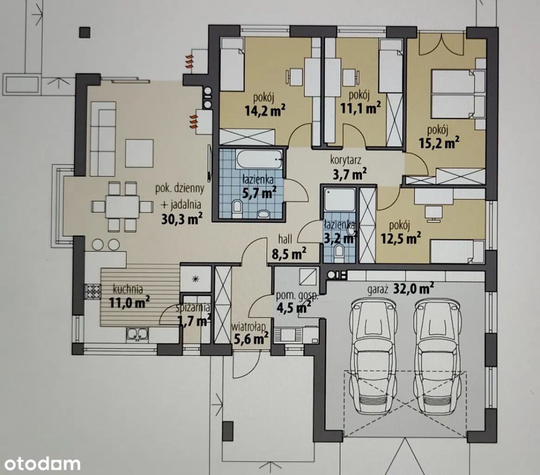 dom wolnostojący Lutynia, ul. Piastowska. Zdjęcie 2