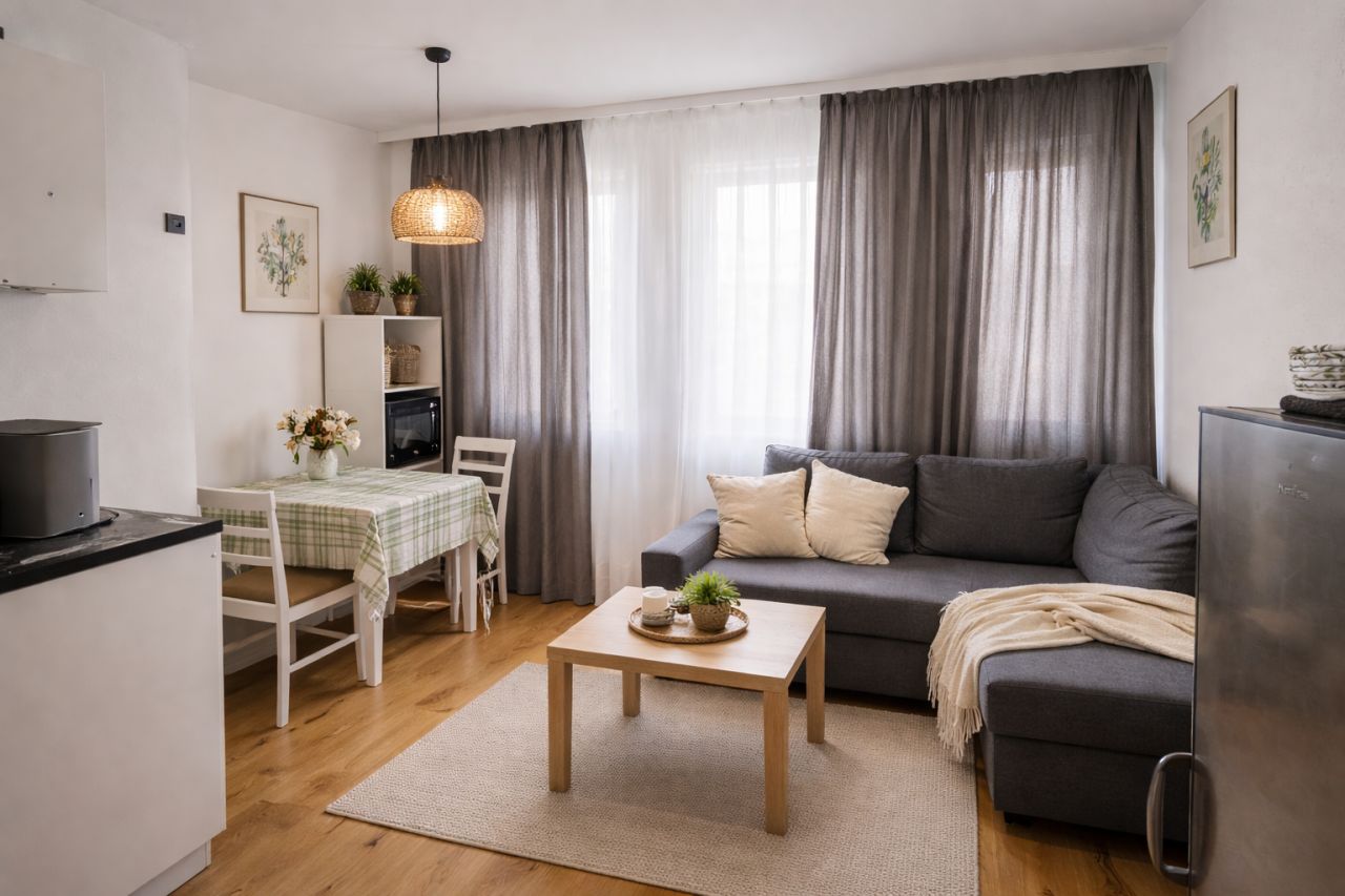 Mieszkanie 1-pokojowe Kraków Mistrzejowice, os. Bohaterów Września. Zdjęcie 1