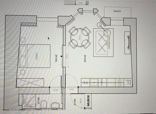 Mieszkanie 4-pokojowe Wrocław, Most św. Antoniego. Zdjęcie 5