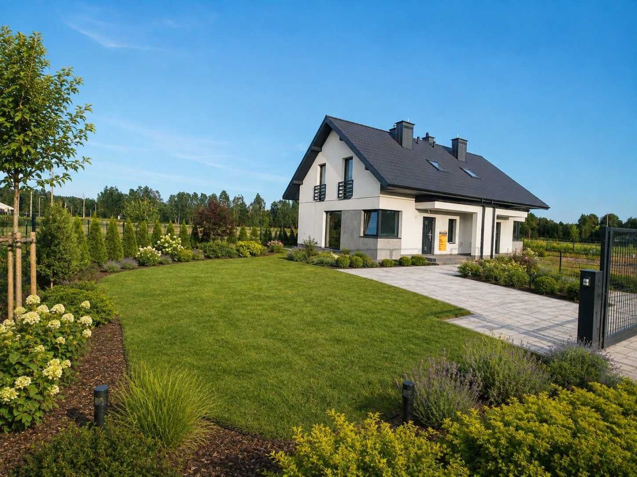 Grzebowilk Bliźniak do wykończenia - 82 m²
