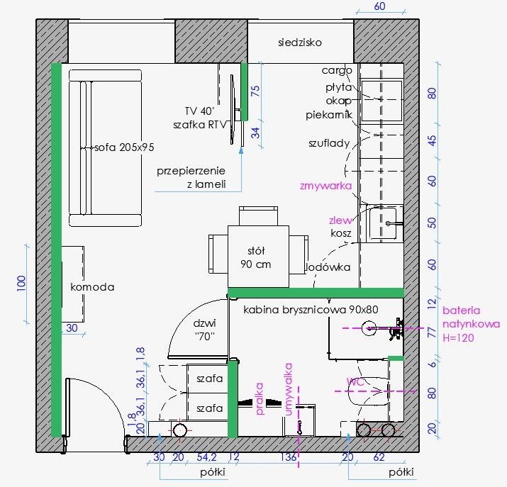 Mieszkanie 1-pokojowe Łódź Polesie, al. 1 Maja. Zdjęcie 13