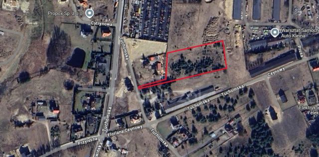 Działka inwestycyjna Chwaszczyno, ul. Tuchomska. Zdjęcie 2