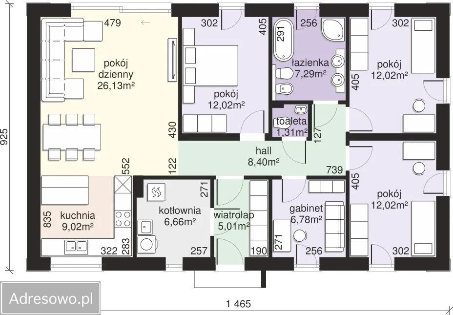 dom wolnostojący, 5 pokoi Sadków. Zdjęcie 9