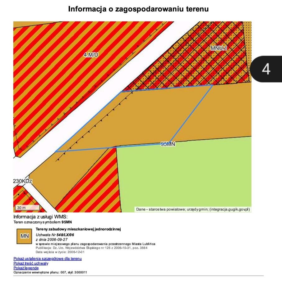 Działka rolno-budowlana Lubliniec Steblów, ul. Częstochowska. Zdjęcie 4