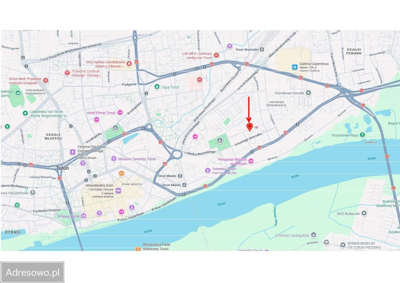 Mieszkanie 3-pokojowe Toruń Jakubskie Przedmieście, ul. Konopackich. Zdjęcie 14