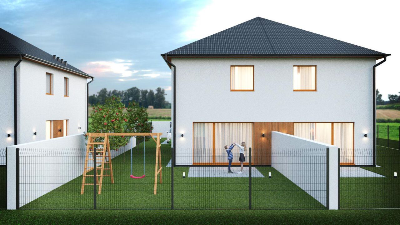 bliźniak, 4 pokoje Bychlew, Wschodnia. Zdjęcie 3