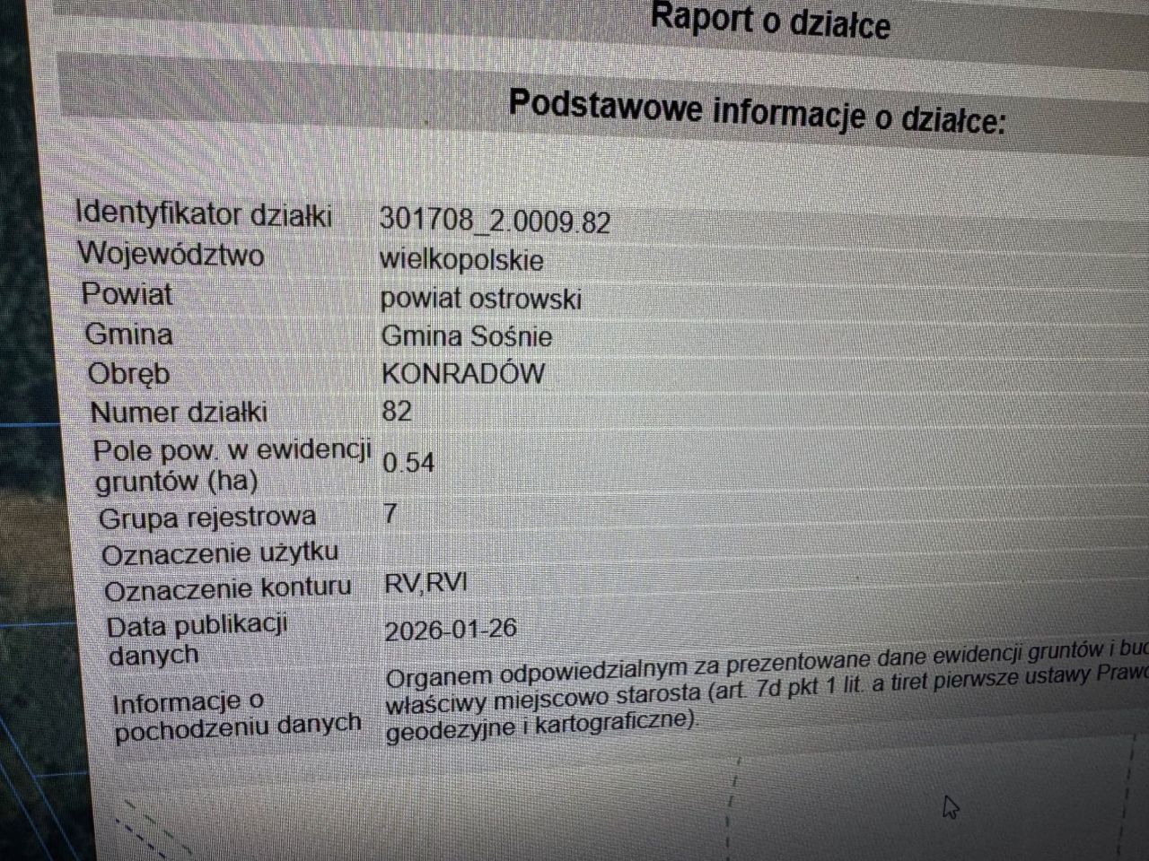 Działka rolna Konradów. Zdjęcie 4