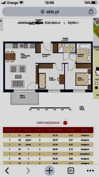 Mieszkanie 3-pokojowe Grodzisk Mazowiecki. Zdjęcie 6