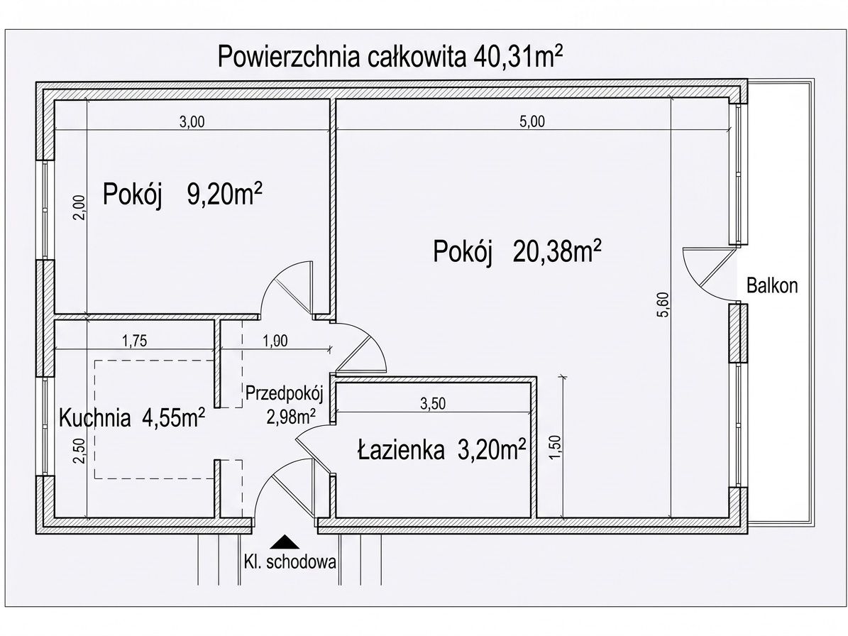 Mieszkanie 2-pokojowe Kłodzko Centrum, ul. Jacka Malczewskiego. Zdjęcie 2