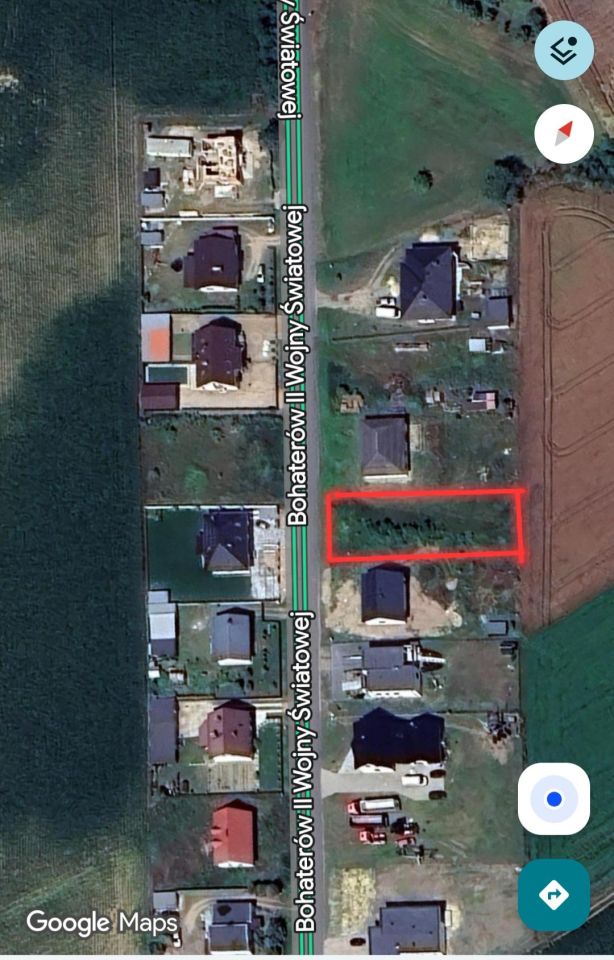 Działka budowlana Sokolniki, ul. Bohaterów II Wojny Światowej. Zdjęcie 2