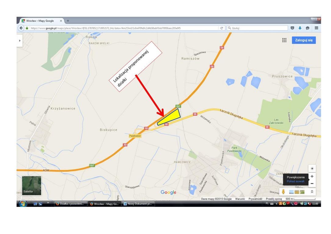 Działka inwestycyjna Wrocław. Zdjęcie 3