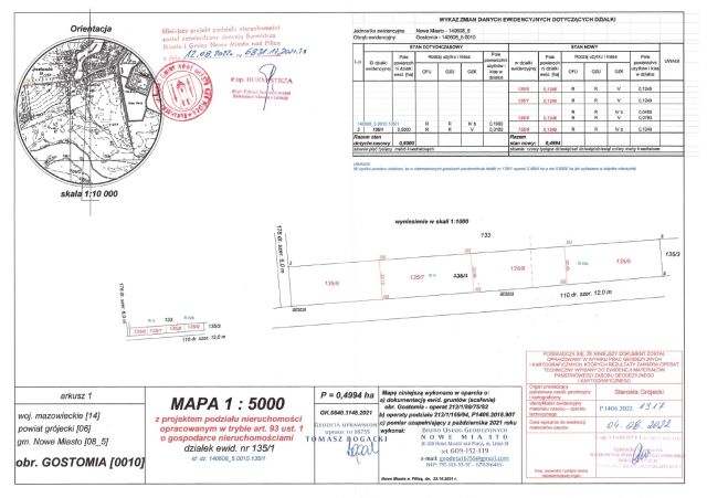 Działka rolna Gostomia. Zdjęcie 1