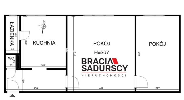 Mieszkanie 2-pokojowe Kraków Stare Miasto, ul. Bosacka. Zdjęcie 3