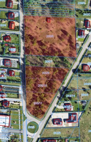 Działka rolno-budowlana Częstochowa Błeszno, ul. Korkowa. Zdjęcie 1