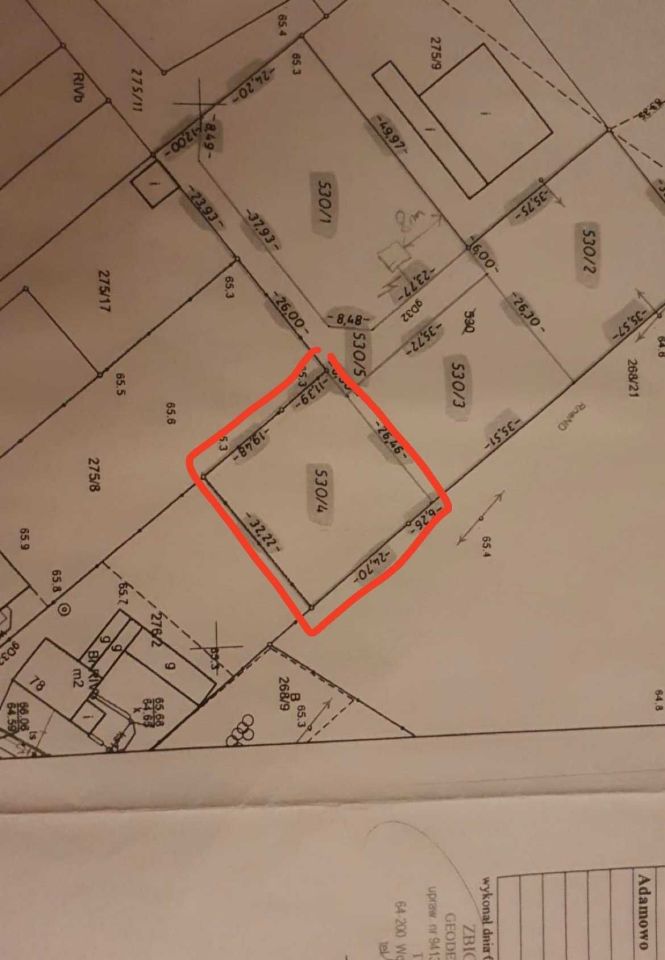 Działka budowlana Adamowo. Zdjęcie 3