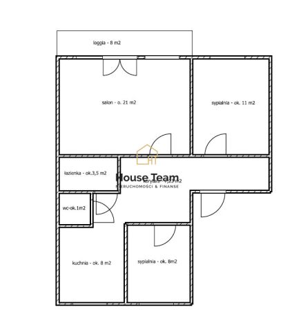 Mieszkanie 3-pokojowe Bydgoszcz Fordon, ul. Ewy Szelburg-Zarembiny. Zdjęcie 21