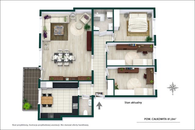 Mieszkanie 4-pokojowe Zielonka, ul. Młodzieżowa. Zdjęcie 16