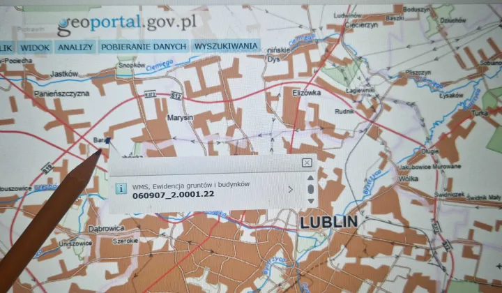 Działka budowlana Barak