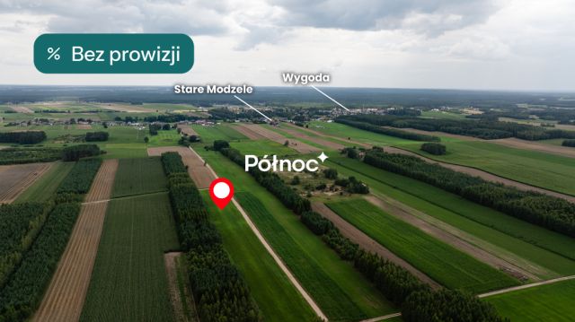 Działka budowlana Stare Modzele. Zdjęcie 1