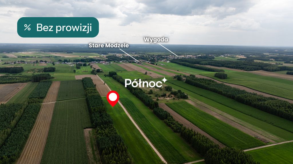 Działka budowlana Stare Modzele. Zdjęcie 1