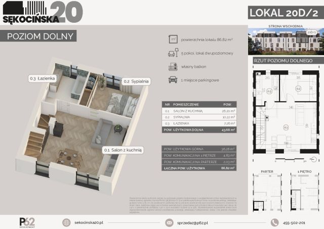 Mieszkanie 5-pokojowe Piaseczno Centrum, ul. Sękocińska. Zdjęcie 1