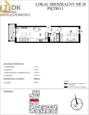 Mieszkanie 2-pokojowe Sochaczew, ul. Kochanowskiego. Zdjęcie 42