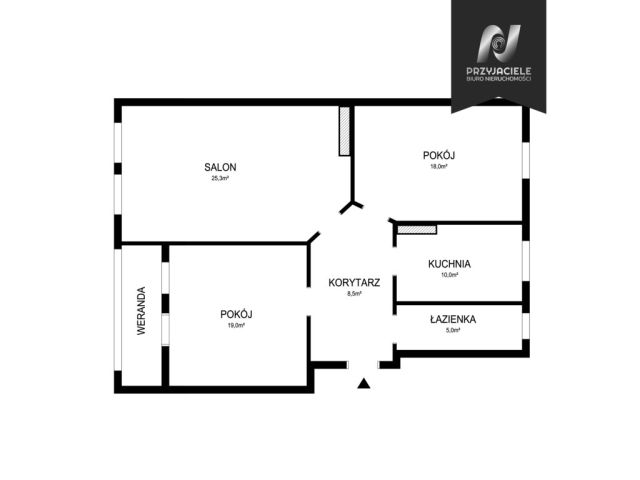 Mieszkanie 3-pokojowe Gdańsk Brzeźno, ul. Ignacego Krasickiego. Zdjęcie 4