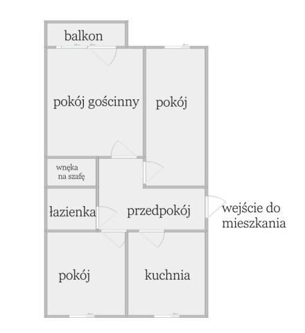 Mieszkanie 3-pokojowe Elbląg, ul. Lotnicza. Zdjęcie 4
