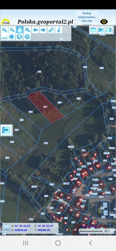 Działka rolna Gardeja, ul. Wodna. Zdjęcie 5