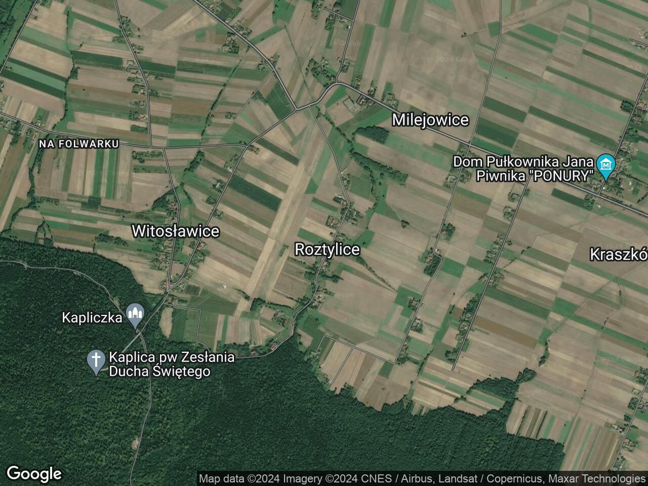 Działka rolna Roztylice Witosławice