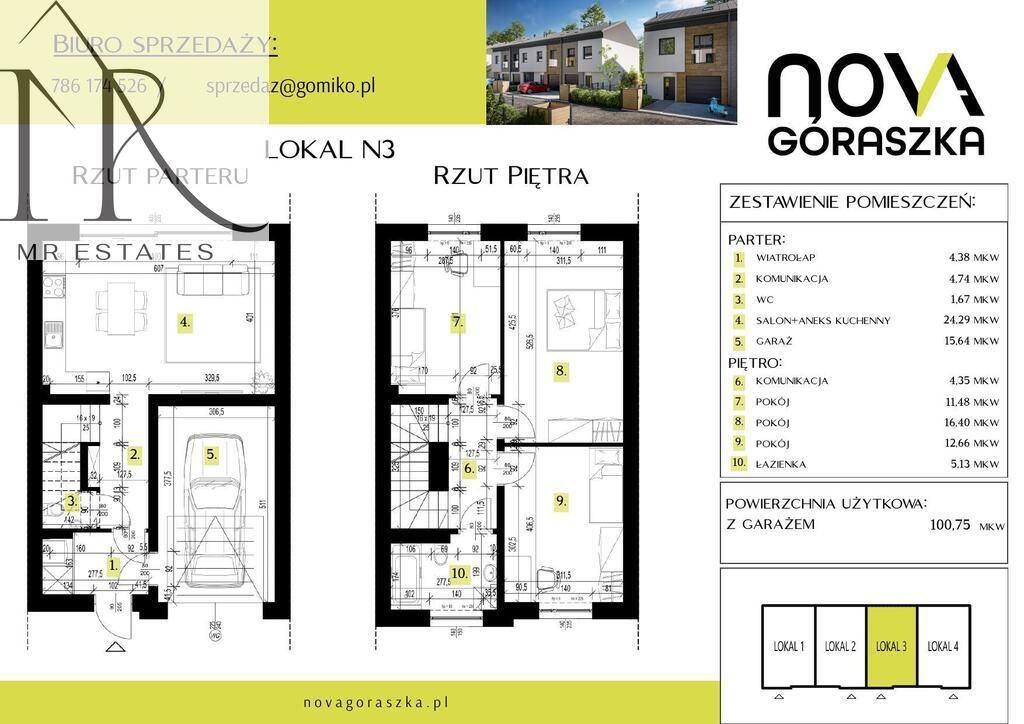 dom szeregowy, 4 pokoje Góraszka. Zdjęcie 6