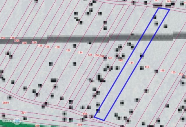 Działka leśna Osiny. Zdjęcie 3