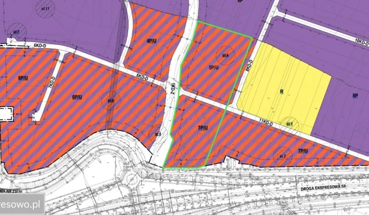 Działka inwestycyjna Marzenin, ul. Zduńska