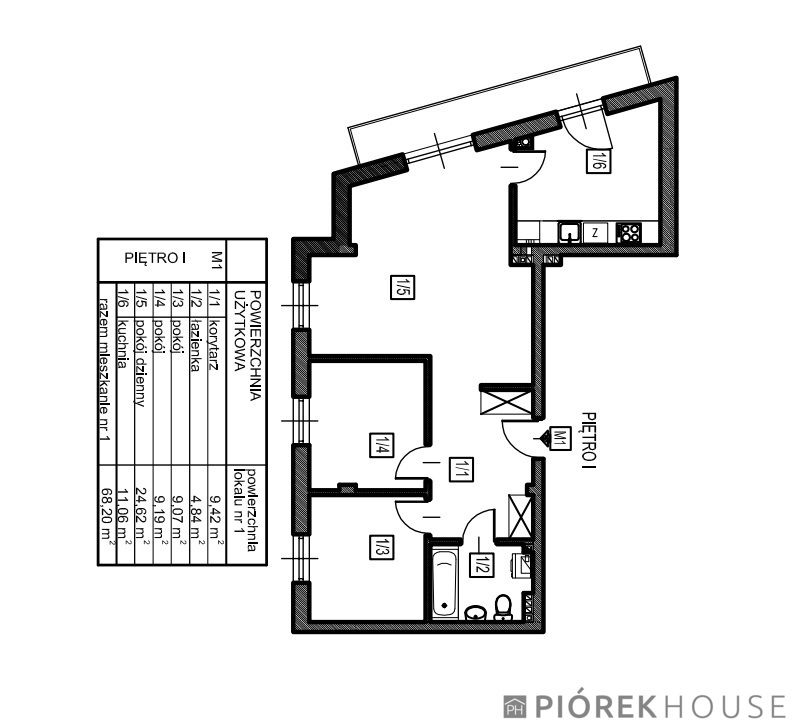 Mieszkanie 4-pokojowe Marki, ul. Królowej Jadwigi. Zdjęcie 2