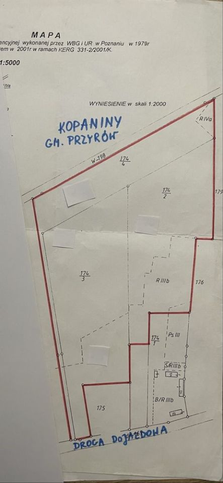 Działka rolna Kopaniny