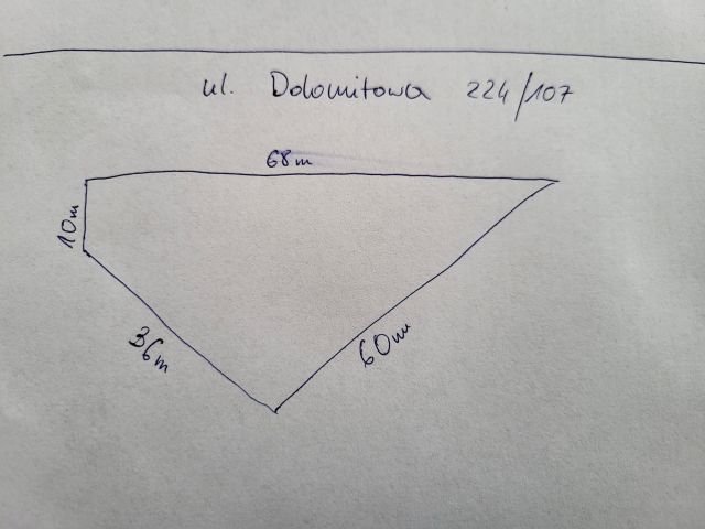 Działka budowlana Bilcza, ul. Dolomitowa. Zdjęcie 1